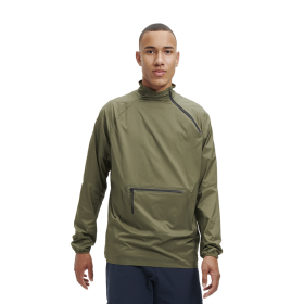 On Running hombres aceituna chaqueta activa