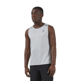 On Running hombres glaciar/negro Tank-T
