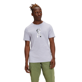 On Running hombres lila gráfico-T