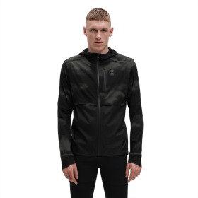 On Running hombres negro chaqueta meteorológica lumos