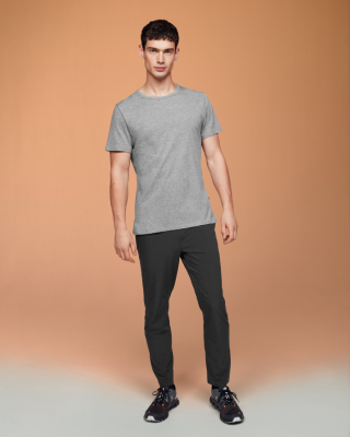 On Running hombres negro pantalones de movimiento