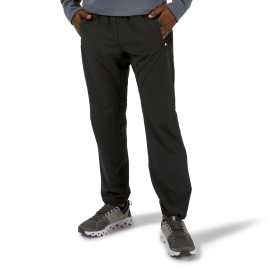 On Running hombres negro pantalones de seguimiento