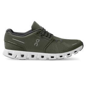 On Running hombres oliva/blanco nube 5