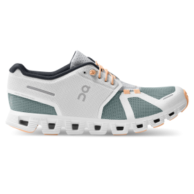On Running mujer blanco/adoquín nube 5 empuje