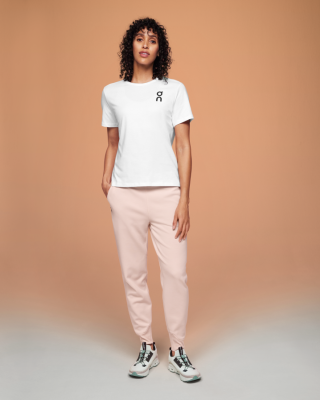 On Running mujer blanco gráfico-T