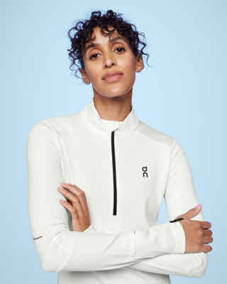 On Running mujer blanco sin teñir camisa clima