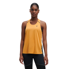 On Running mujer mango/negro Tank-T