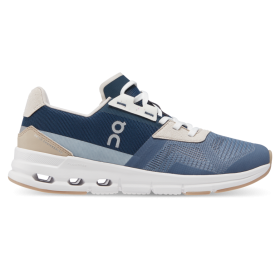 On Running mujer metal/azul marino nube