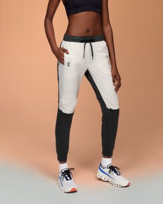 On Running mujer perla/sombra pantalones de carrera