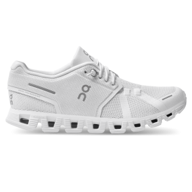 On Running mujer todo blanco nube 5