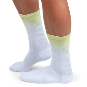 On Runningblanco/heno calcetín de todo el día