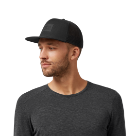 On Runningnegro gorra de la tripulación